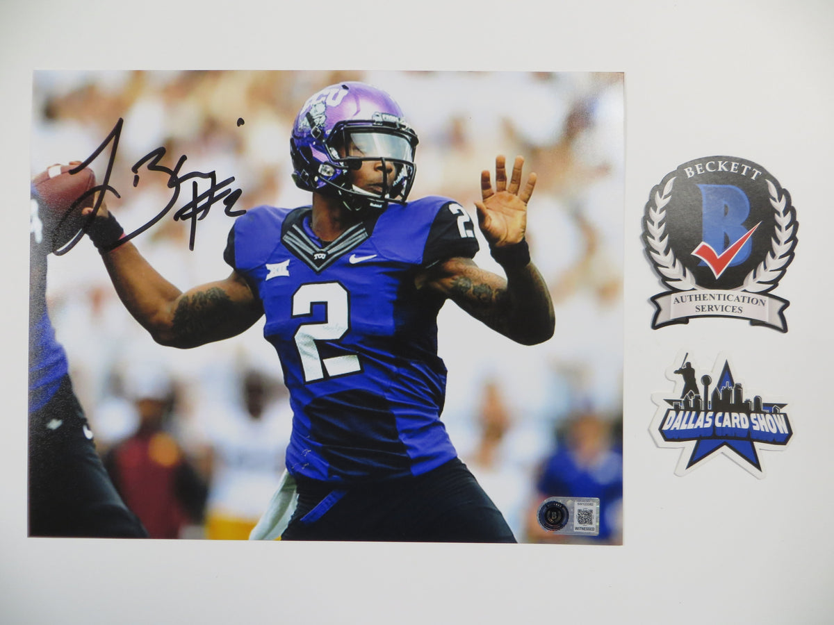 TREVONE BOYKIN TCU HORNED FROGS SIGNED 8x10 in the Pocket PHOTO BAS