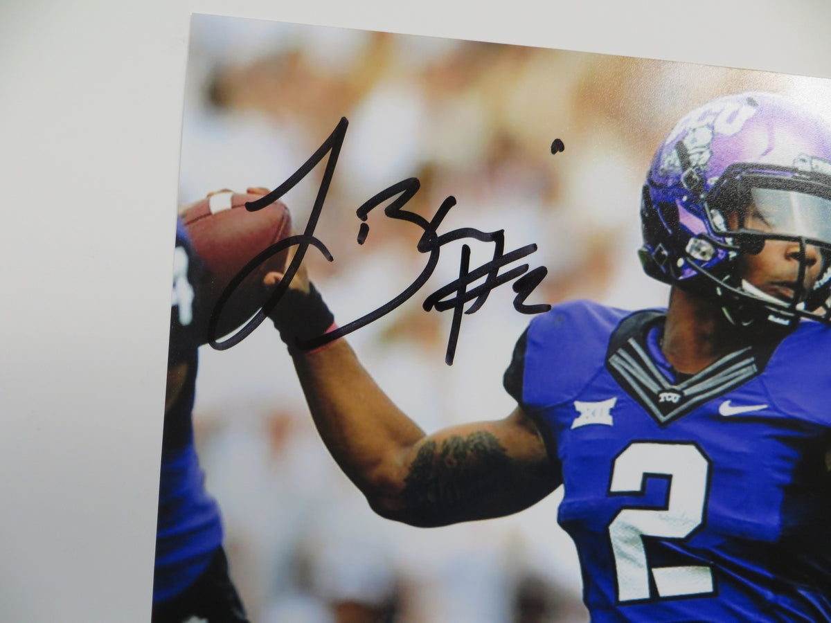 TREVONE BOYKIN TCU HORNED FROGS SIGNED 8x10 in the Pocket PHOTO BAS