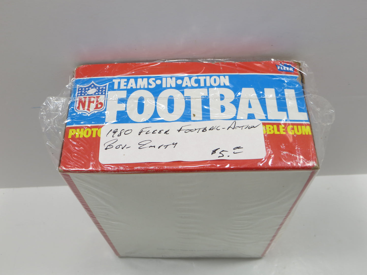 1980 FLEER FOOTBALL EMPTY WAX BOX Lot of 4 BOXES
