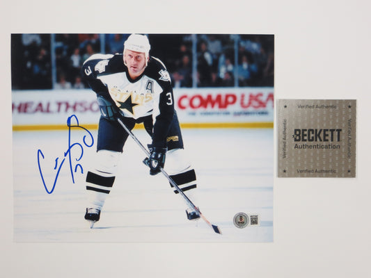 CRAIG LUDWIG MONTREAL CANADIENS SIGNED 8x10 PHOTO Dallas Stars BAS