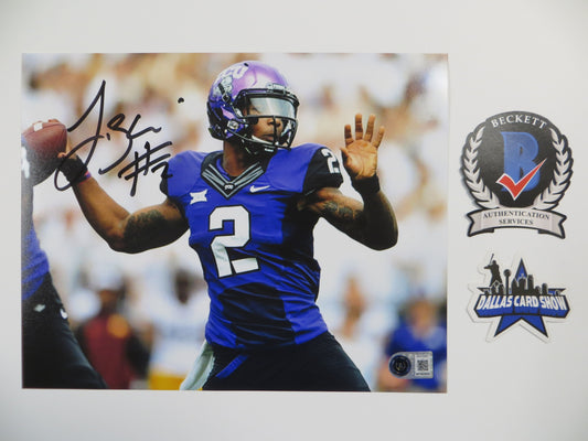 TREVONE BOYKIN TCU HORNED FROGS SIGNED 8x10 in the Pocket PHOTO BAS