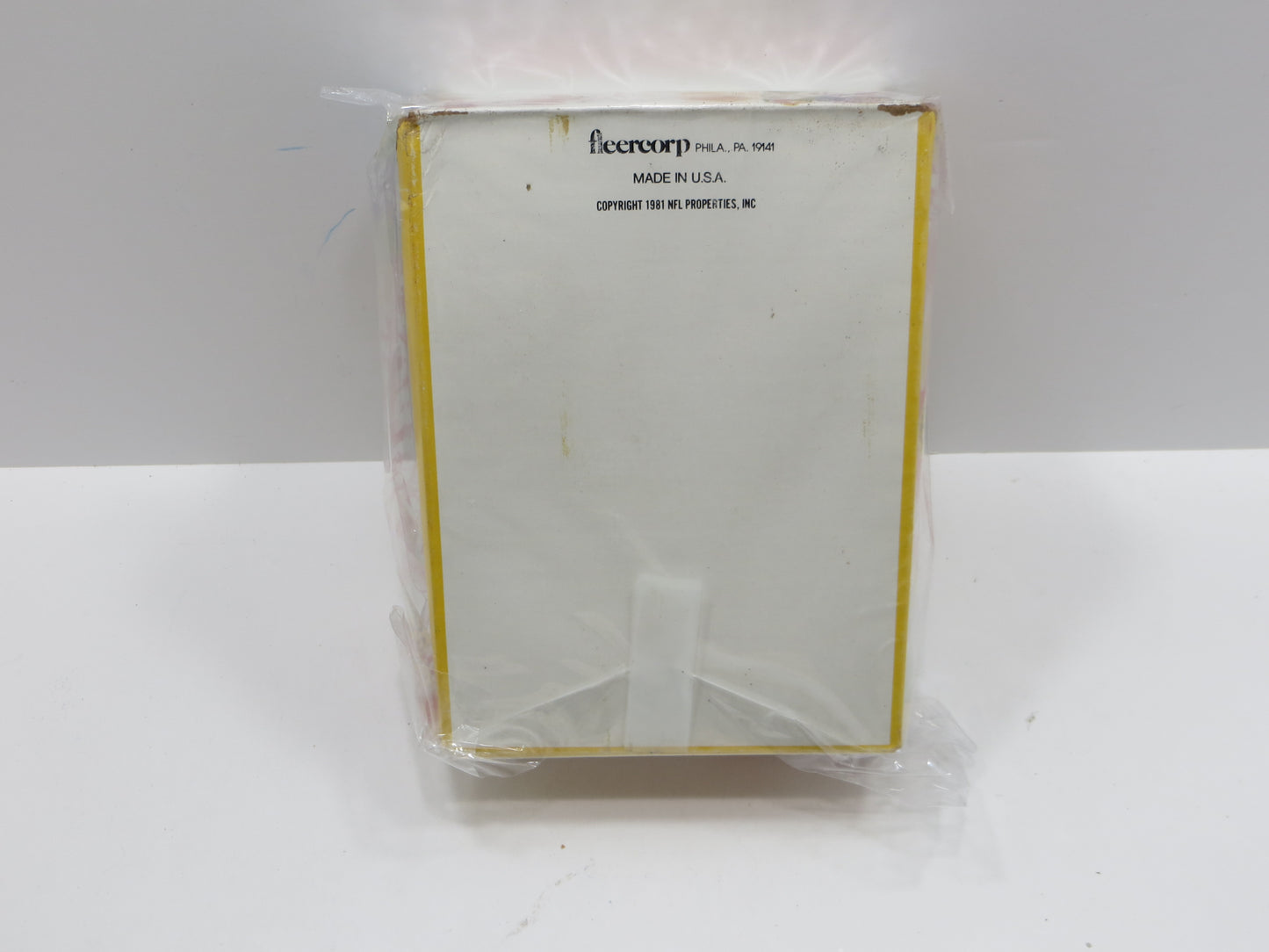 1981 FLEER FOOTBALL EMPTY WAX BOX Lot of 2 BOXES