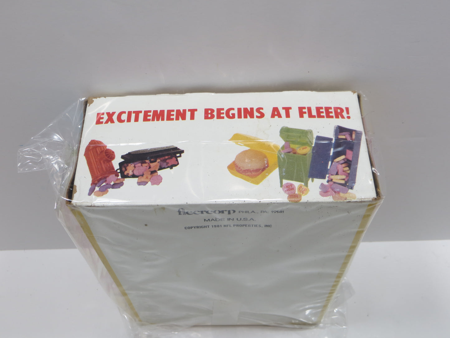 1981 FLEER FOOTBALL EMPTY WAX BOX Lot of 2 BOXES