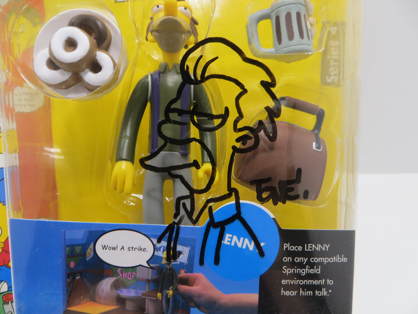 TONE RODRIGUEZ SIGNED SKETCHED Benny SIMPSONS FIGURINE