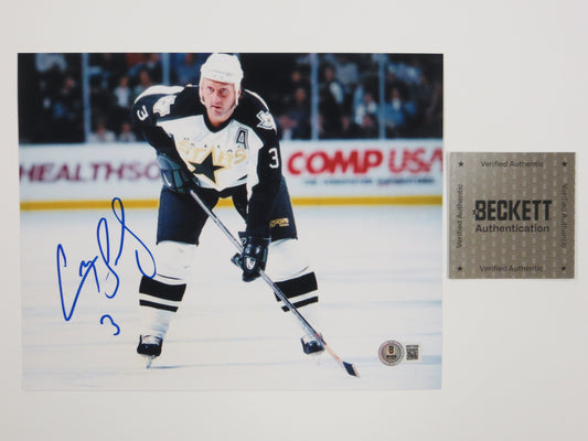 CRAIG LUDWIG MONTREAL CANADIENS SIGNED 8x10 PHOTO Dallas Stars BAS