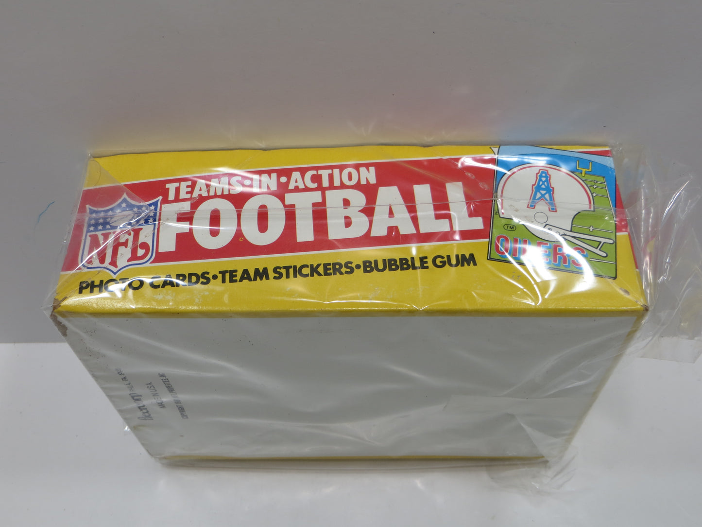 1981 FLEER FOOTBALL EMPTY WAX BOX Lot of 2 BOXES