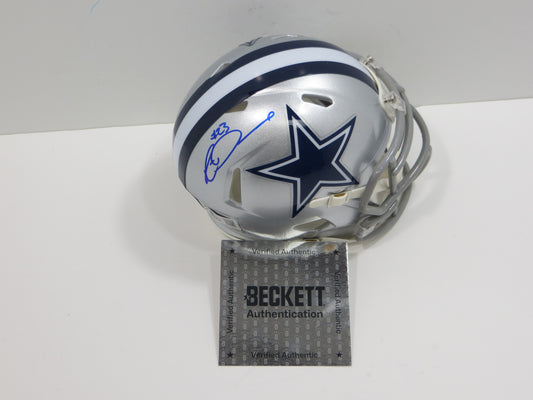 RICO DOWDLE SIGNED DALLAS COWBOYS Riddell MINI HELMET Gamecocks BAS COA