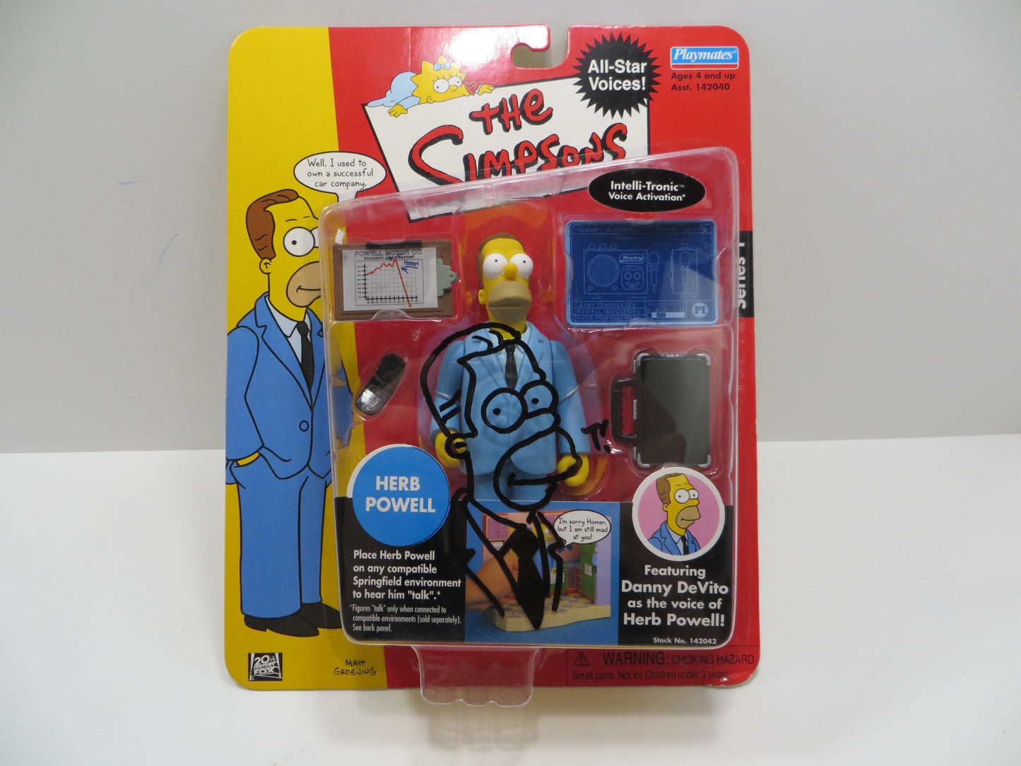 TONE RODRIGUEZ SIGNED SKETCHED Herb Powell SIMPSONS FIGURINE