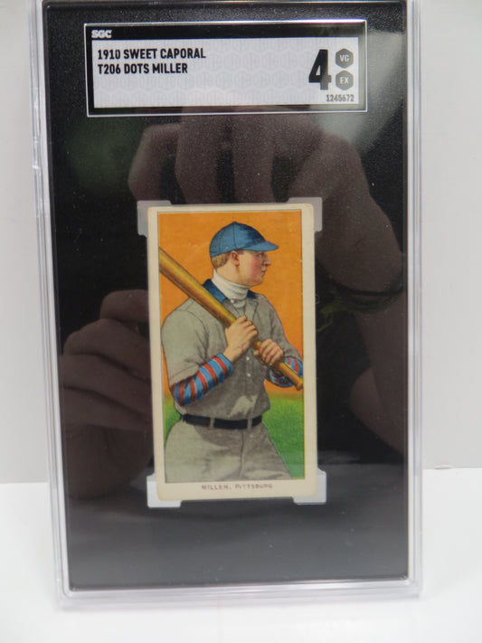 1910 Sweet Caporal Dots Miller T206 SGC 4