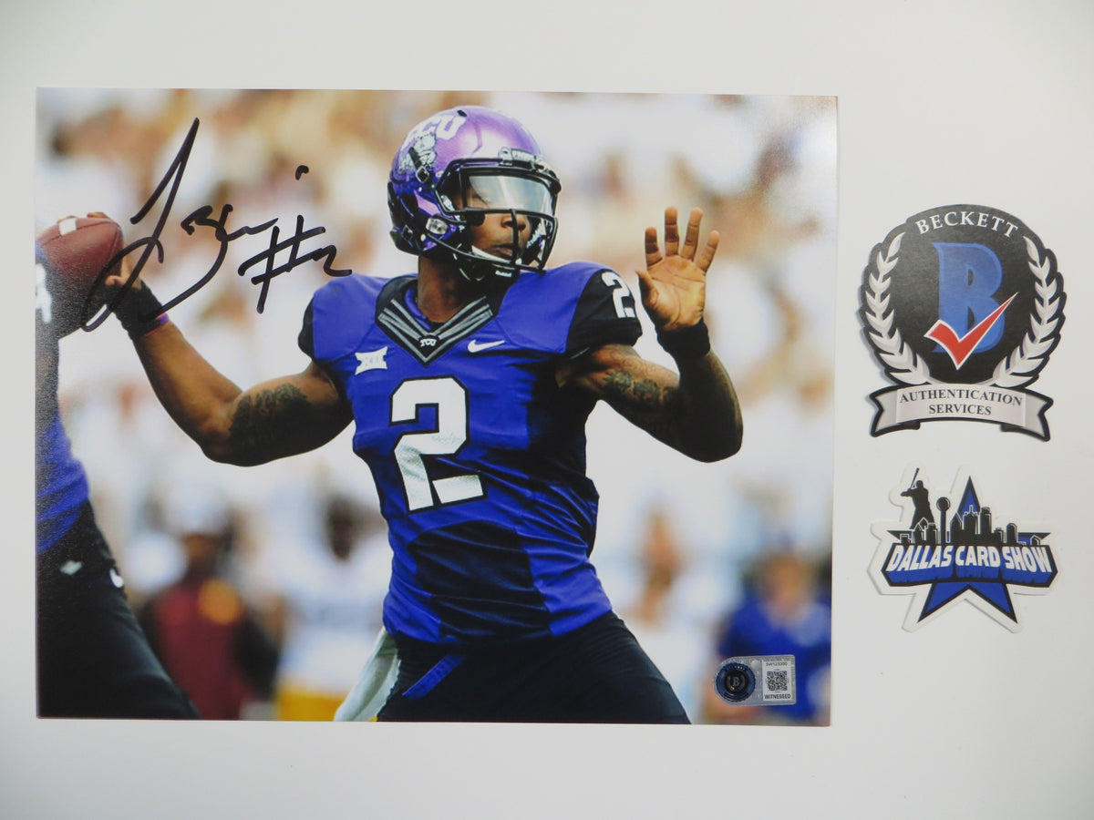 TREVONE BOYKIN TCU HORNED FROGS SIGNED 8x10 in the Pocket PHOTO BAS