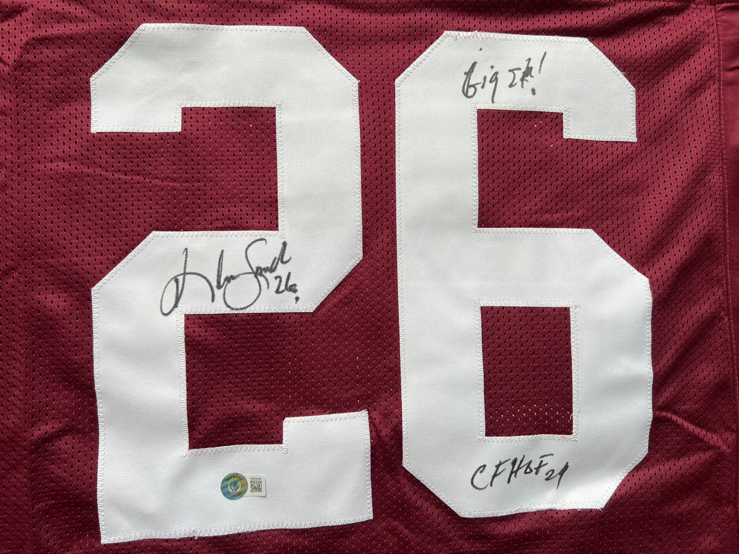 KEVIN SMITH TEXAS A&M AGGIES SIGNED JERSEY w/INSCs Dallas Cowboys XL BAS COA