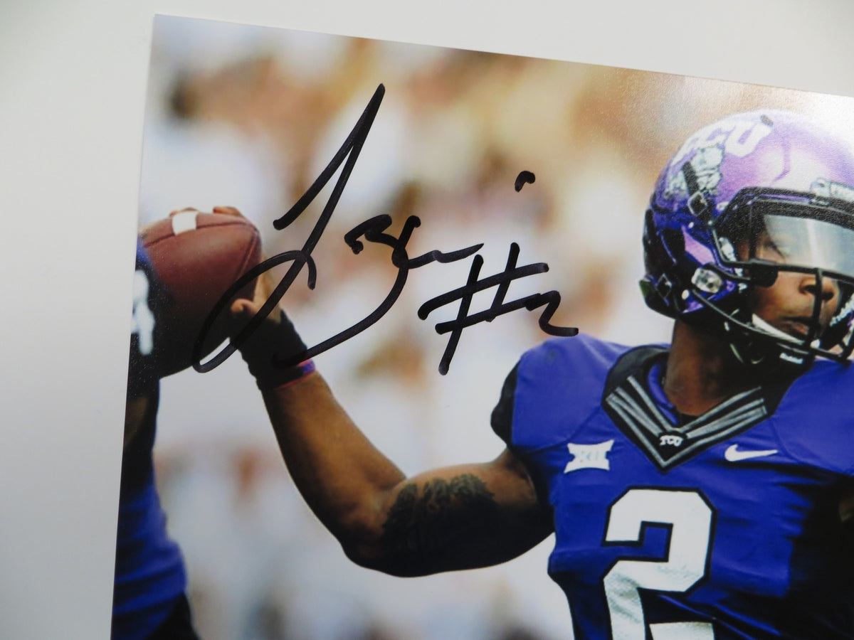TREVONE BOYKIN TCU HORNED FROGS SIGNED 8x10 in the Pocket PHOTO BAS