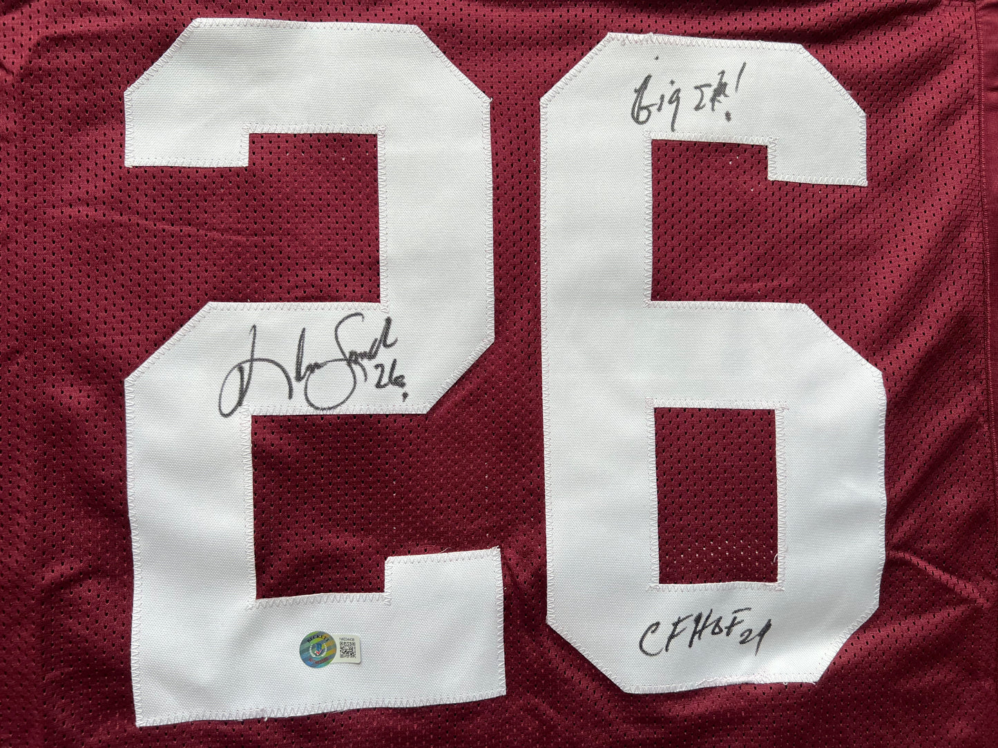 KEVIN SMITH TEXAS A&M AGGIES SIGNED JERSEY w/INSCs Dallas Cowboys XL BAS COA