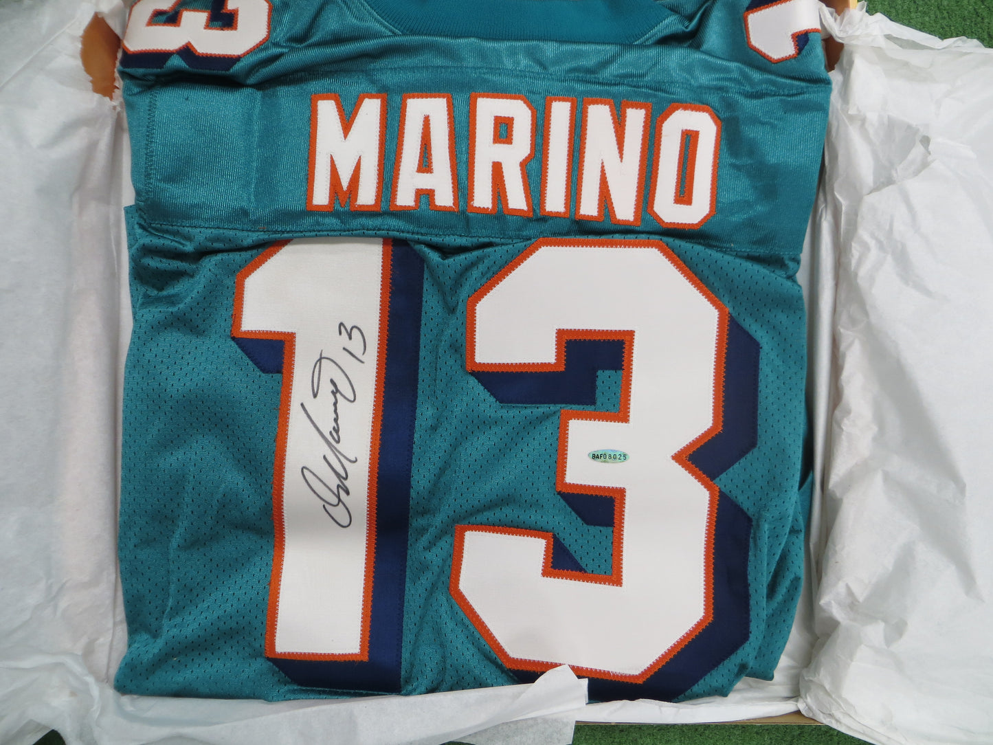 DAN MARINO SIGNED Miami Dolphins AUTHENTIC STARTER JERSEY NWT UDA BOX