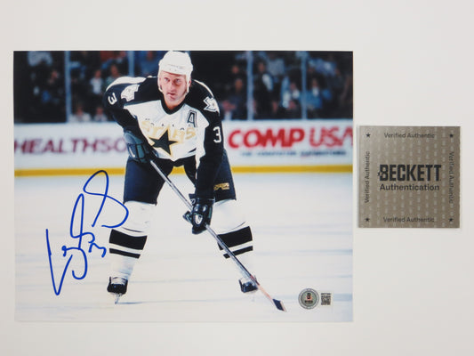 CRAIG LUDWIG MONTREAL CANADIENS SIGNED 8x10 PHOTO Dallas Stars BAS