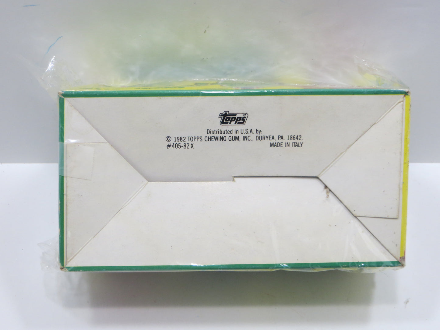 1982 TOPPS FOOTBALL STICKERS EMPTY WAX BOX Lot of 2 BOXES