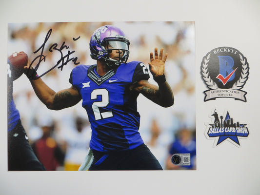 TREVONE BOYKIN TCU HORNED FROGS SIGNED 8x10 in the Pocket PHOTO BAS