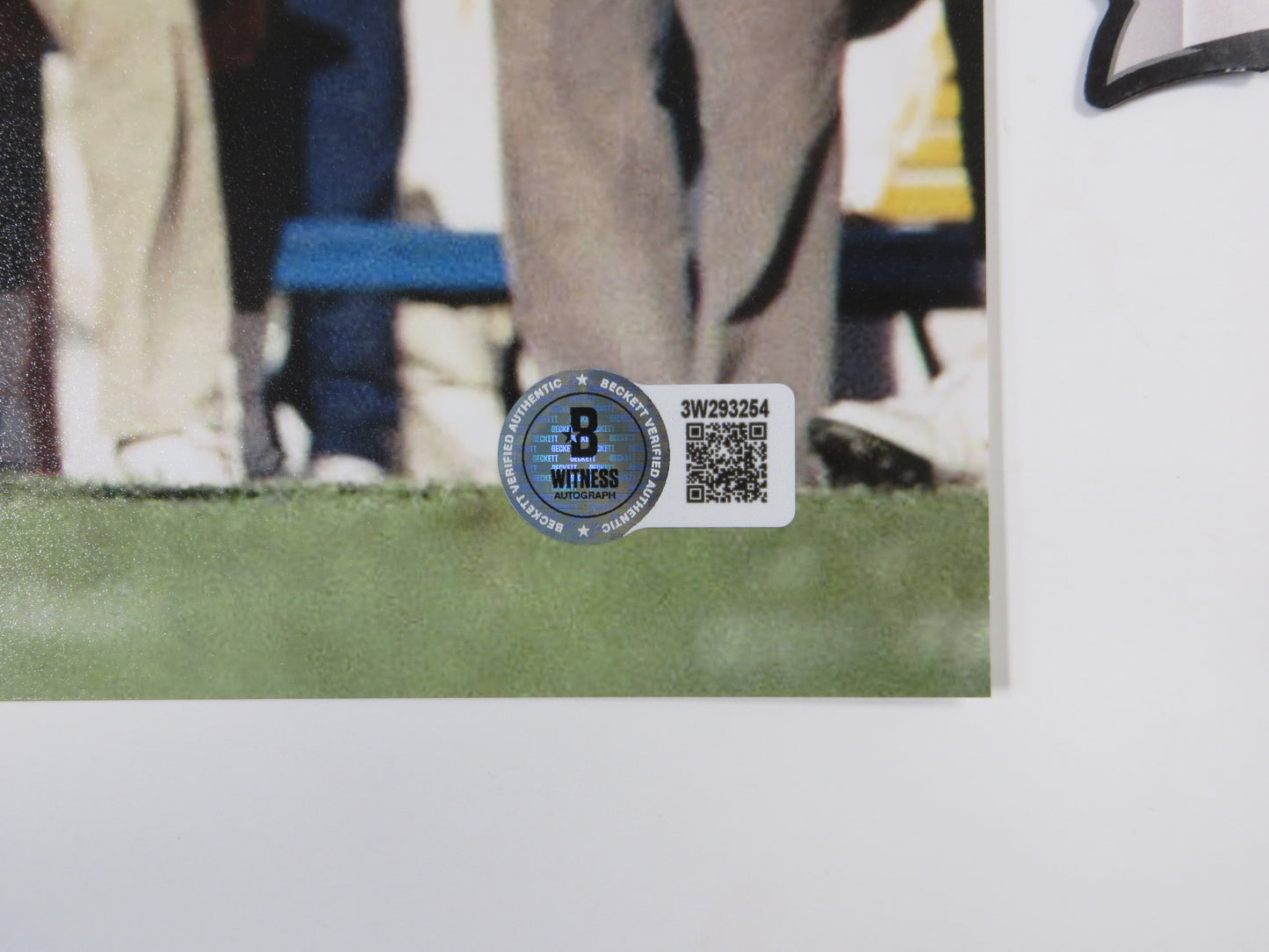 RAGHIB ROCKET ISMAIL SIGNED 8x10 NOTRE DAME IRISH vs MIAMI PHOTO BAS COA