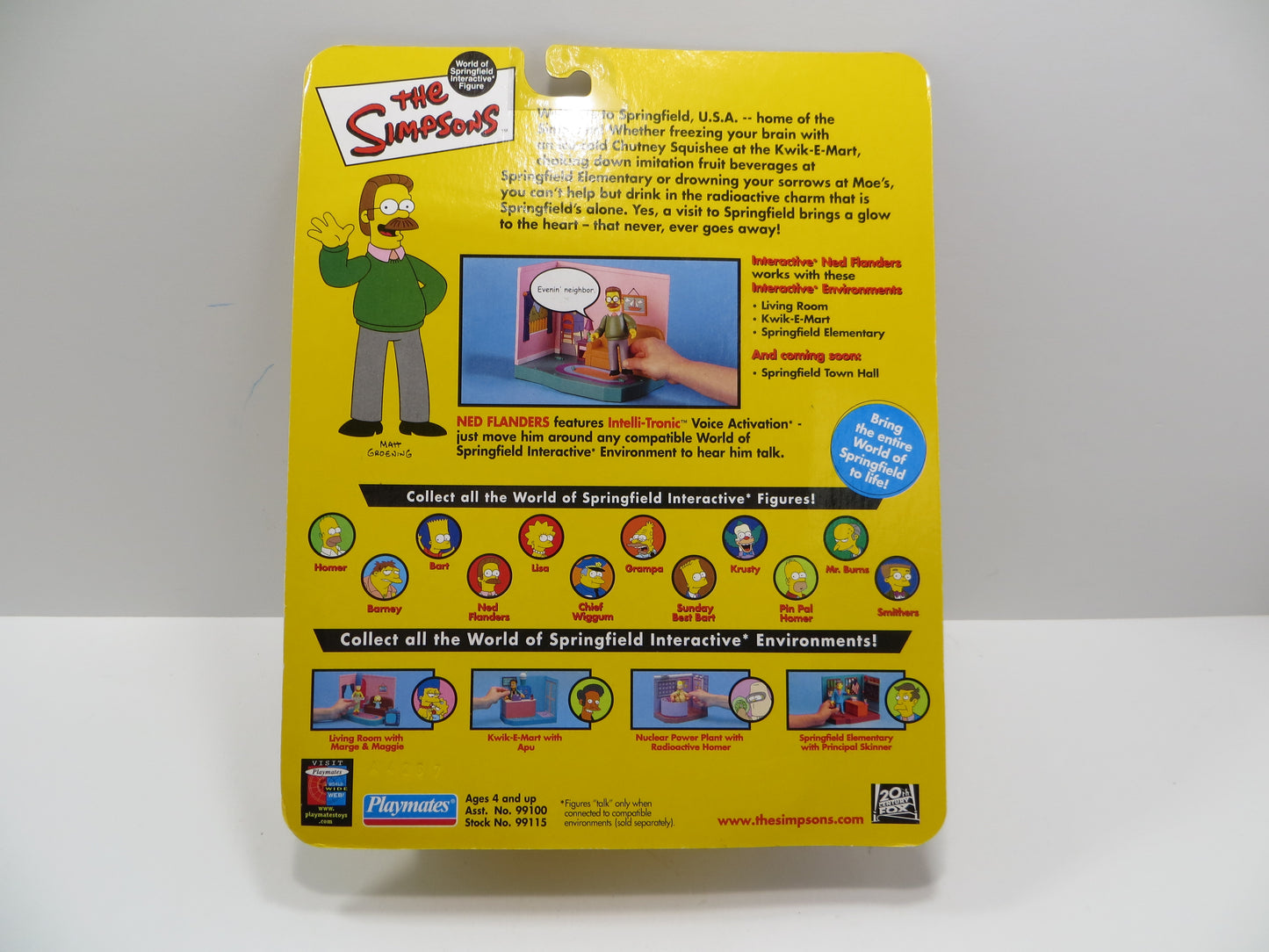 TONE RODRIGUEZ SIGNED SKETCHED Ned Flanders SIMPSONS FIGURINE