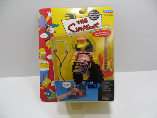TONE RODRIGUEZ SIGNED SKETCHED Otto SIMPSONS FIGURINE