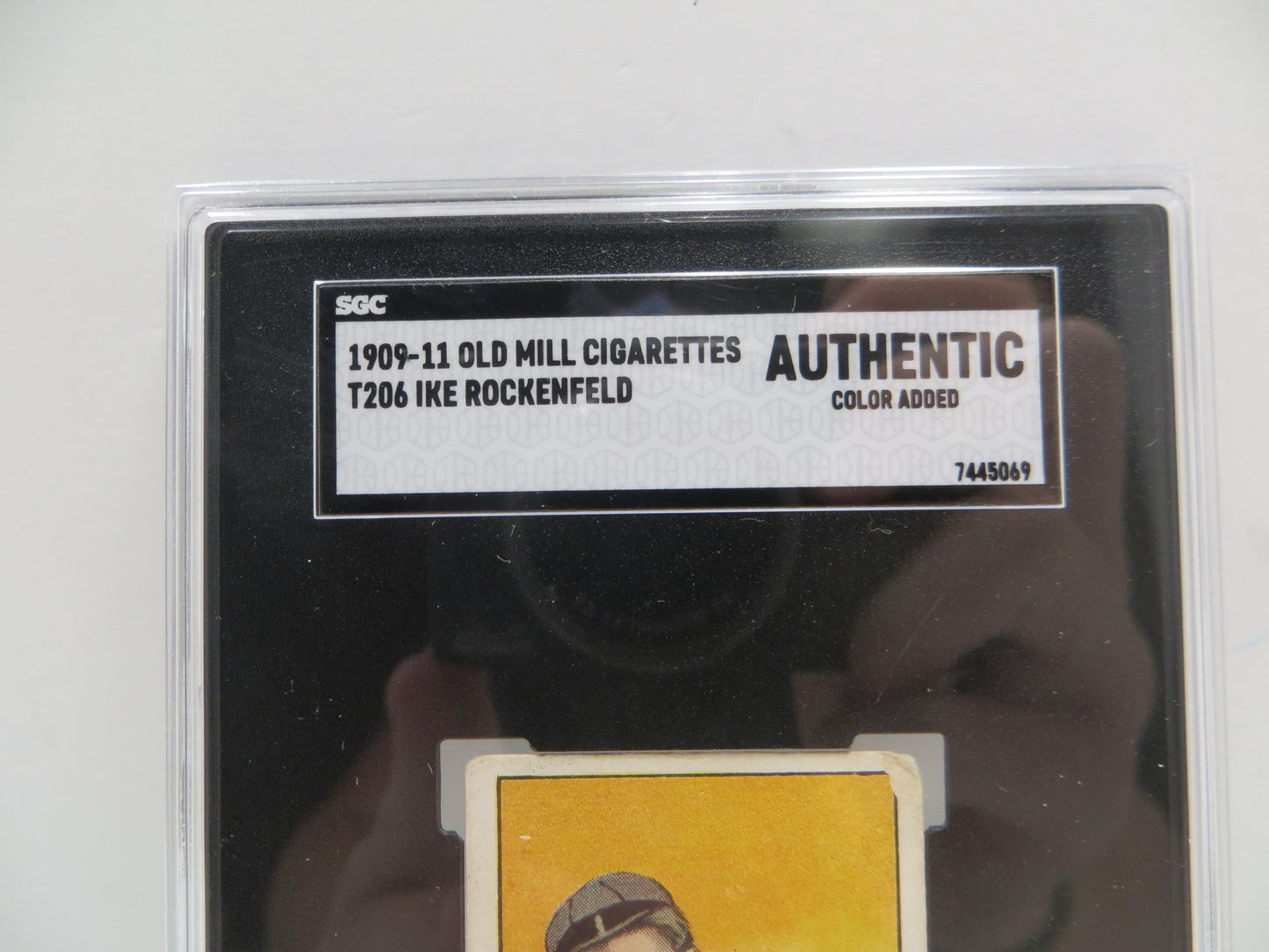 1909-11 Old Mill Cigarettes Ike Rockenfeld T206 SGC Authentic