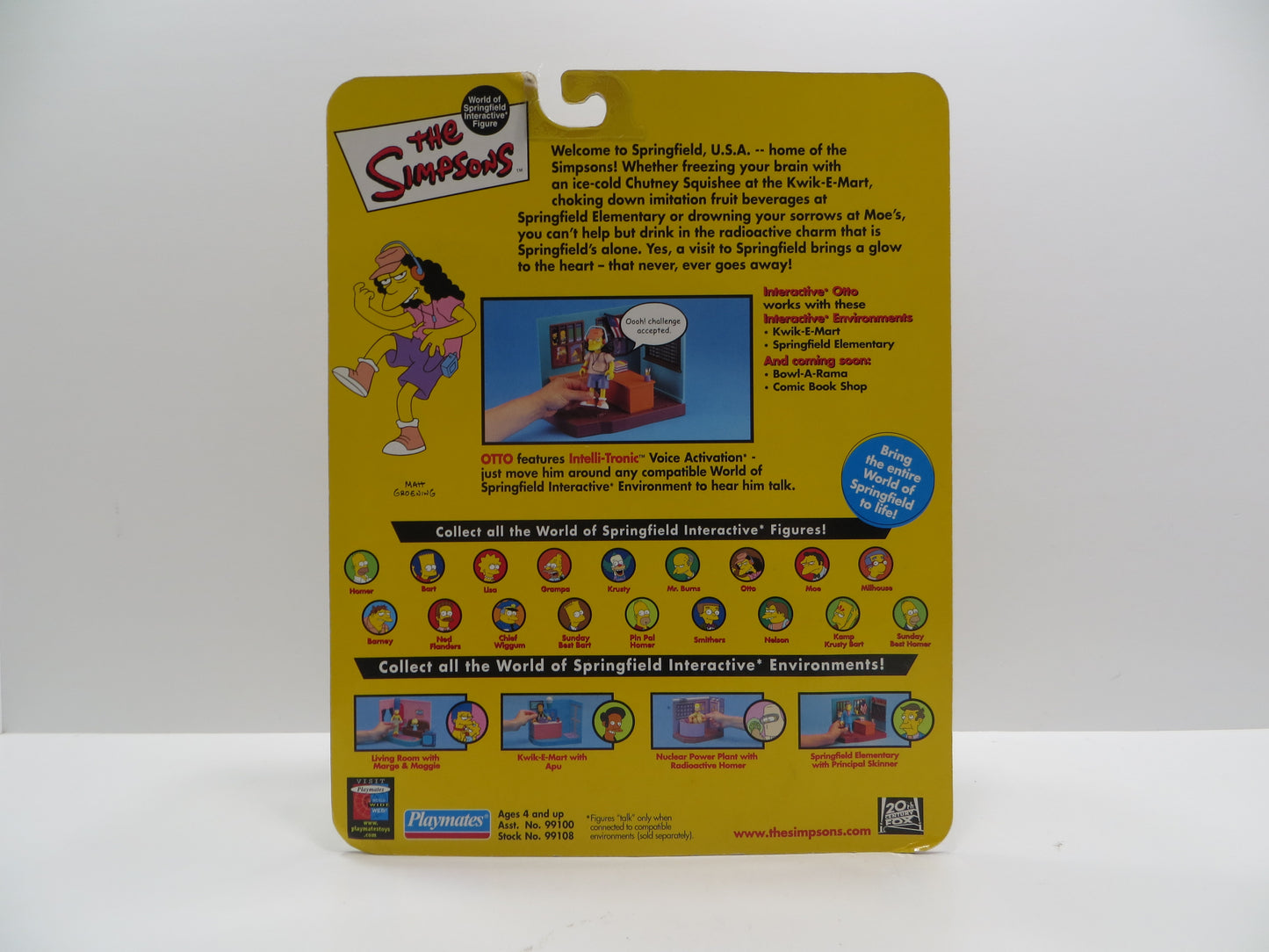 TONE RODRIGUEZ SIGNED SKETCHED Otto SIMPSONS FIGURINE