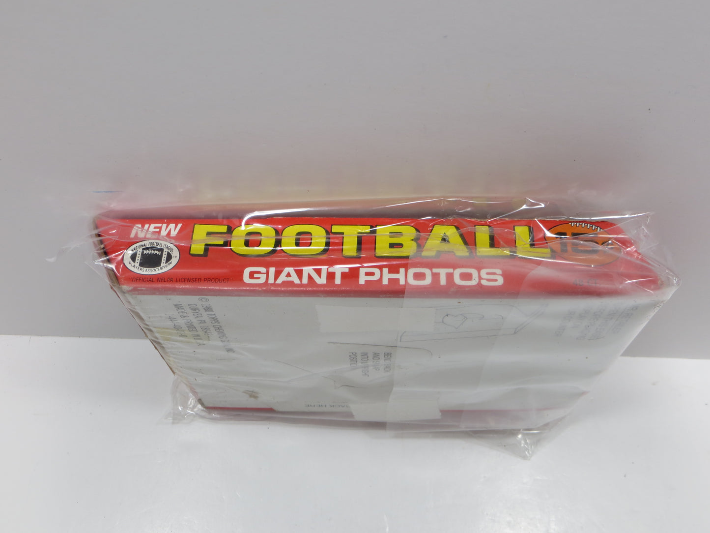 1980 TOPPS FOOTBALL GIANT PHOTOS EMPTY WAX BOX