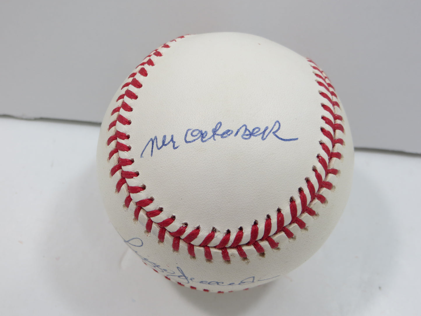 REGGIE JACKSON SIGNED OFFICIAL AMERICAN LEAGUE BASEBALL w/MrOctober UDA BOX