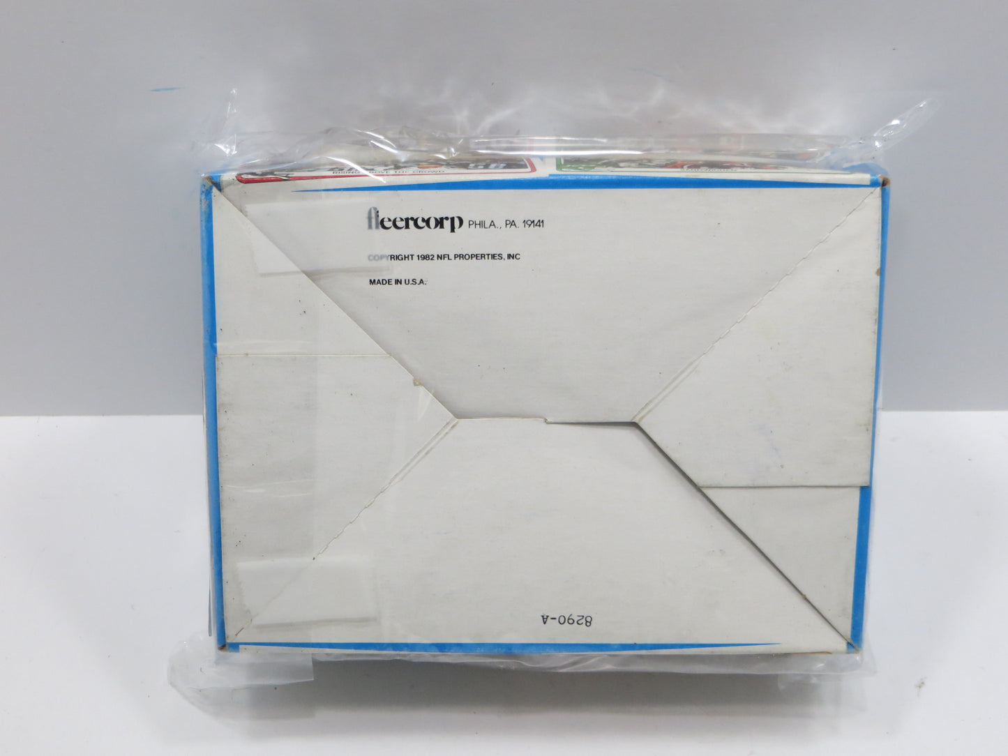 1982 FLEER TEAMS IN ACTION FOOTBALL EMPTY WAX BOX Lot of 2 BOXES