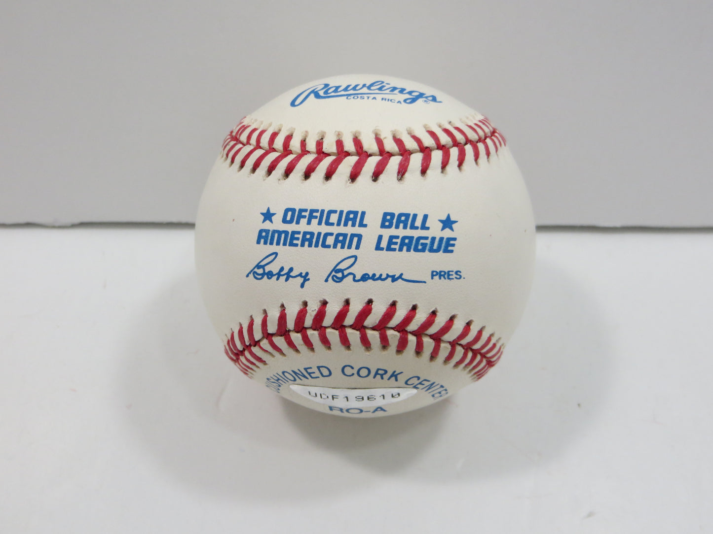 REGGIE JACKSON SIGNED OFFICIAL AMERICAN LEAGUE BASEBALL w/MrOctober UDA BOX