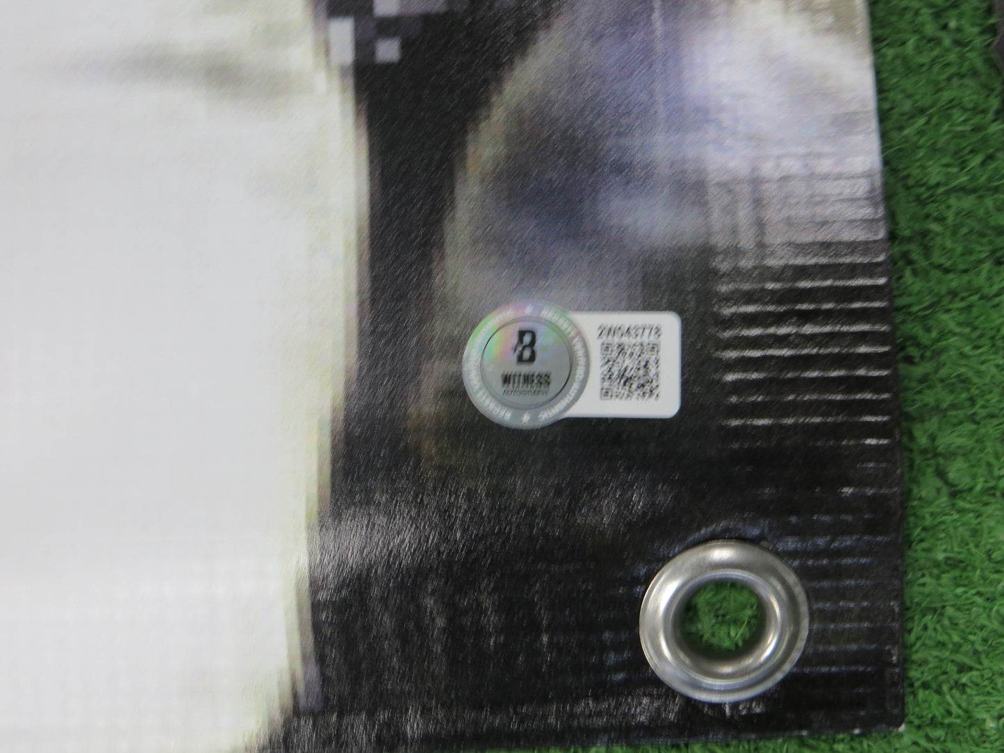 EUGENE LOCKHART SIGNED DALLAS COWBOYS 36x60 VINYL Dallas Card Show BANNER BAS