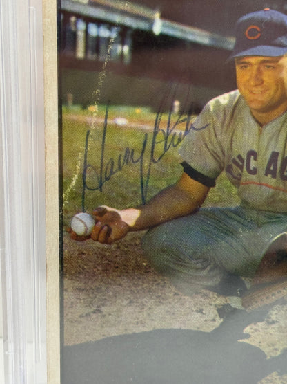 1953 Bowman Color Harry Chiti Auto Beckett Authentic Deceased in 2002