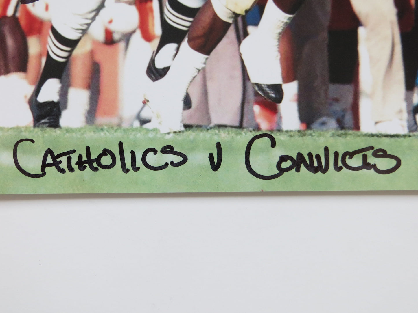 RAGHIB ROCKET ISMAIL SIGNED Notre Dame vs Miami 8x10 PHOTO wCathsvsConvicts BAS