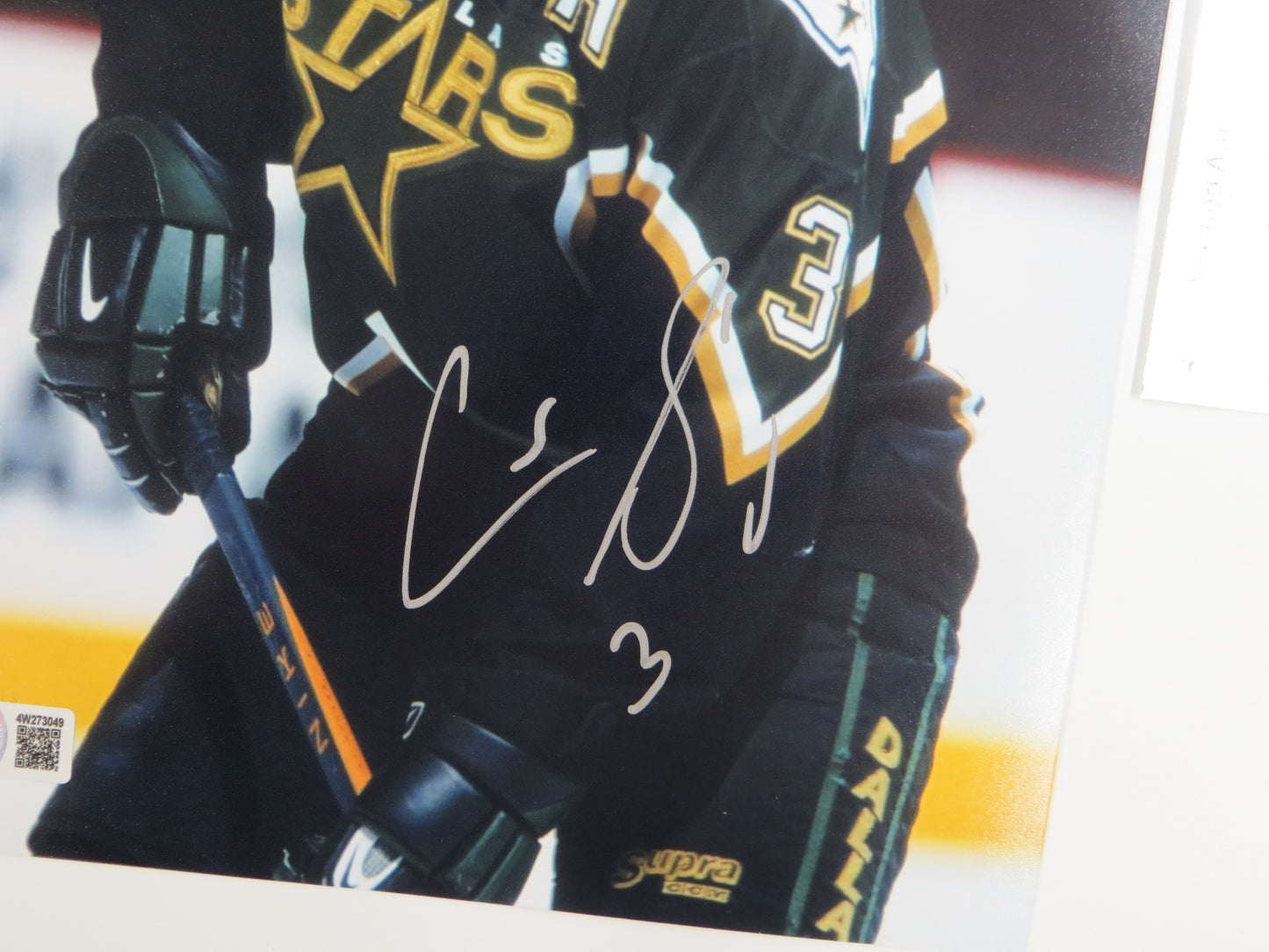 CRAIG LUDWIG DALLAS SATRS SIGNED 8x10 PHOTO BAS COA