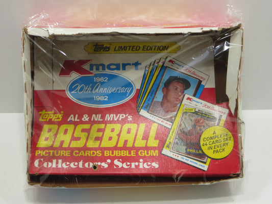 1982 TOPPS BASEBALL AL & NL MVPs EMPTY RETAIL BOX