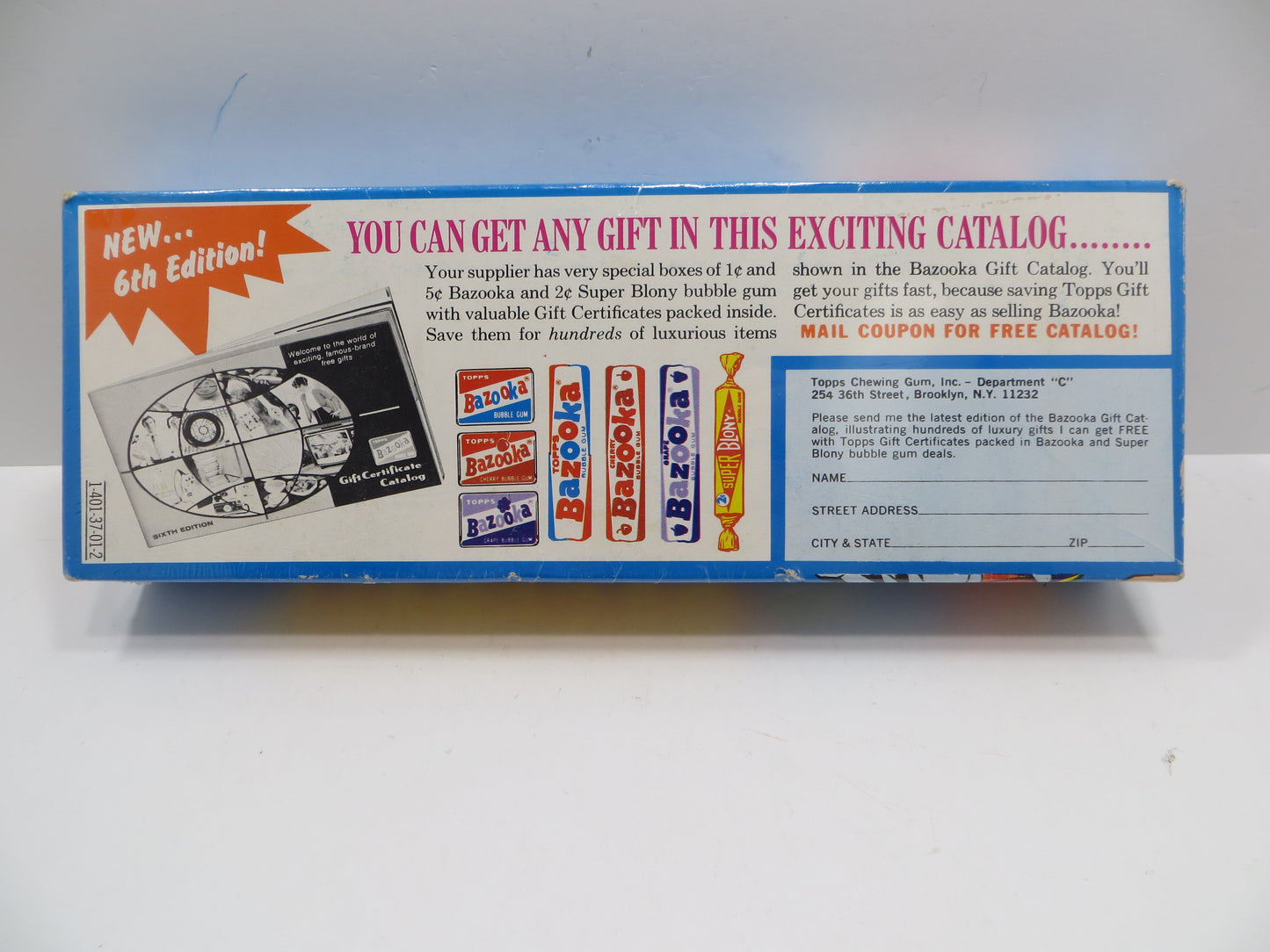 1972 Topps Box