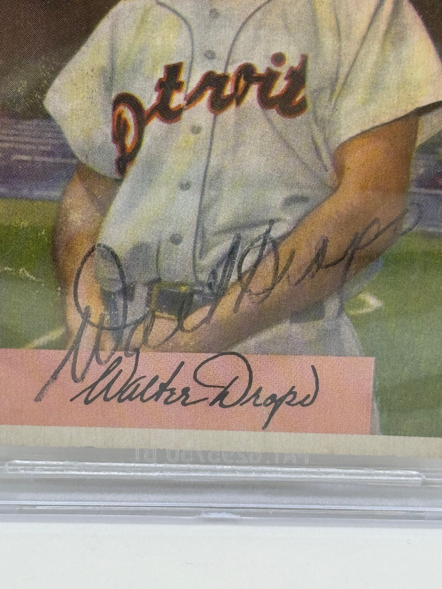 1954 Bowman Walt Dropo #7 Auto Beckett Authentic Deceased in 2010