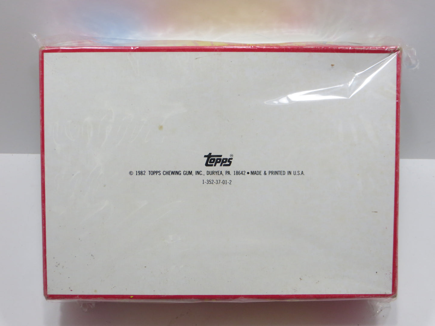 1982 TOPPS BASEBALL AL & NL MVPs EMPTY RETAIL BOX