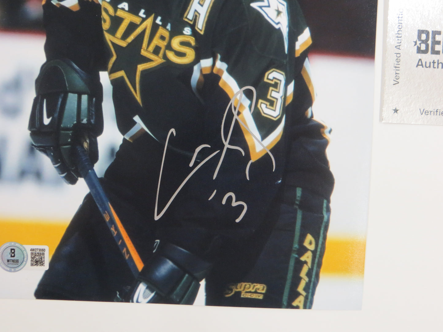 CRAIG LUDWIG DALLAS SATRS SIGNED 8x10 PHOTO BAS COA