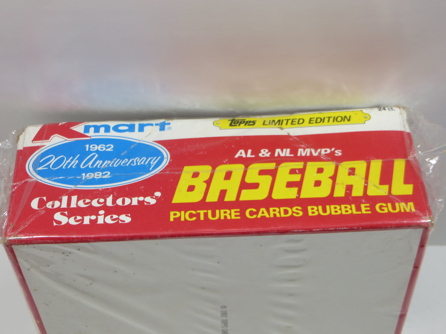 1982 TOPPS BASEBALL AL & NL MVPs EMPTY RETAIL BOX