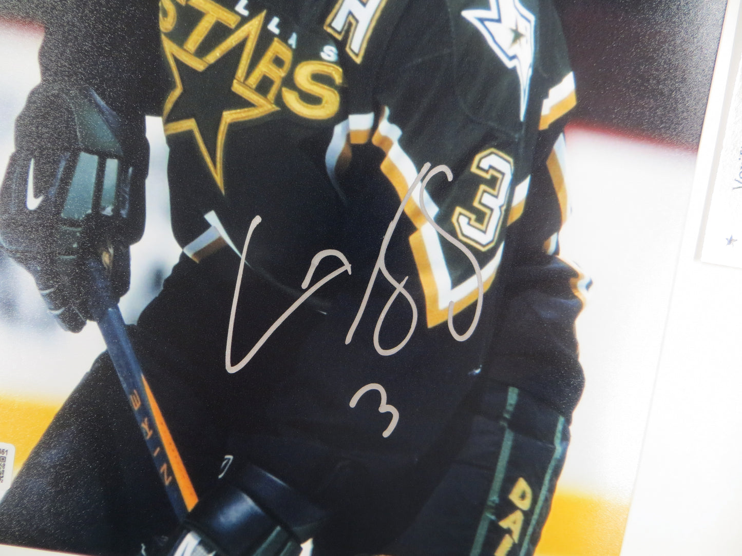 DALLAS STARS CRAIG LUDWIG SIGNED 8x10 BAS AUTHENTIC