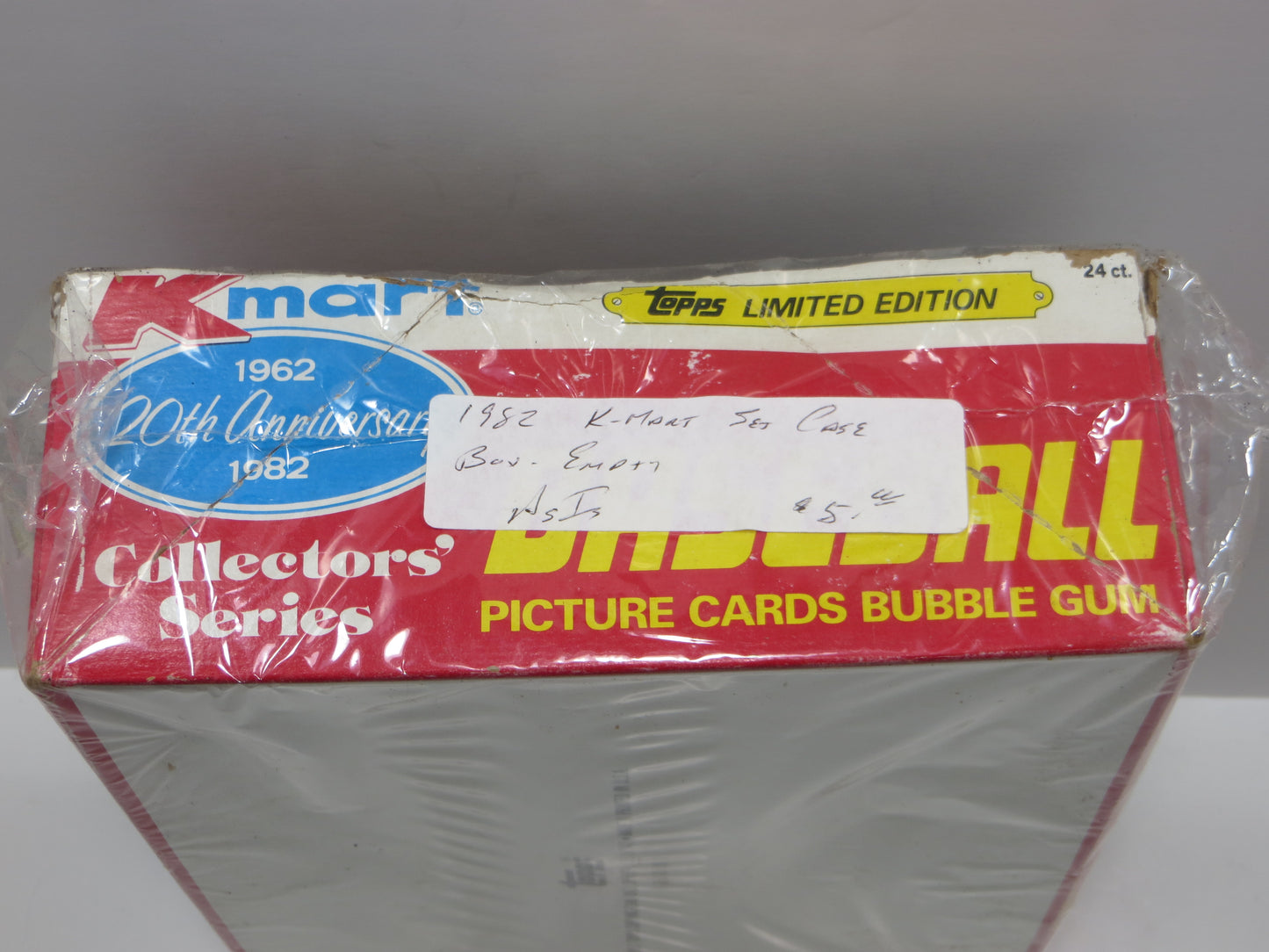 1982 TOPPS BASEBALL AL & NL MVPs EMPTY RETAIL BOX