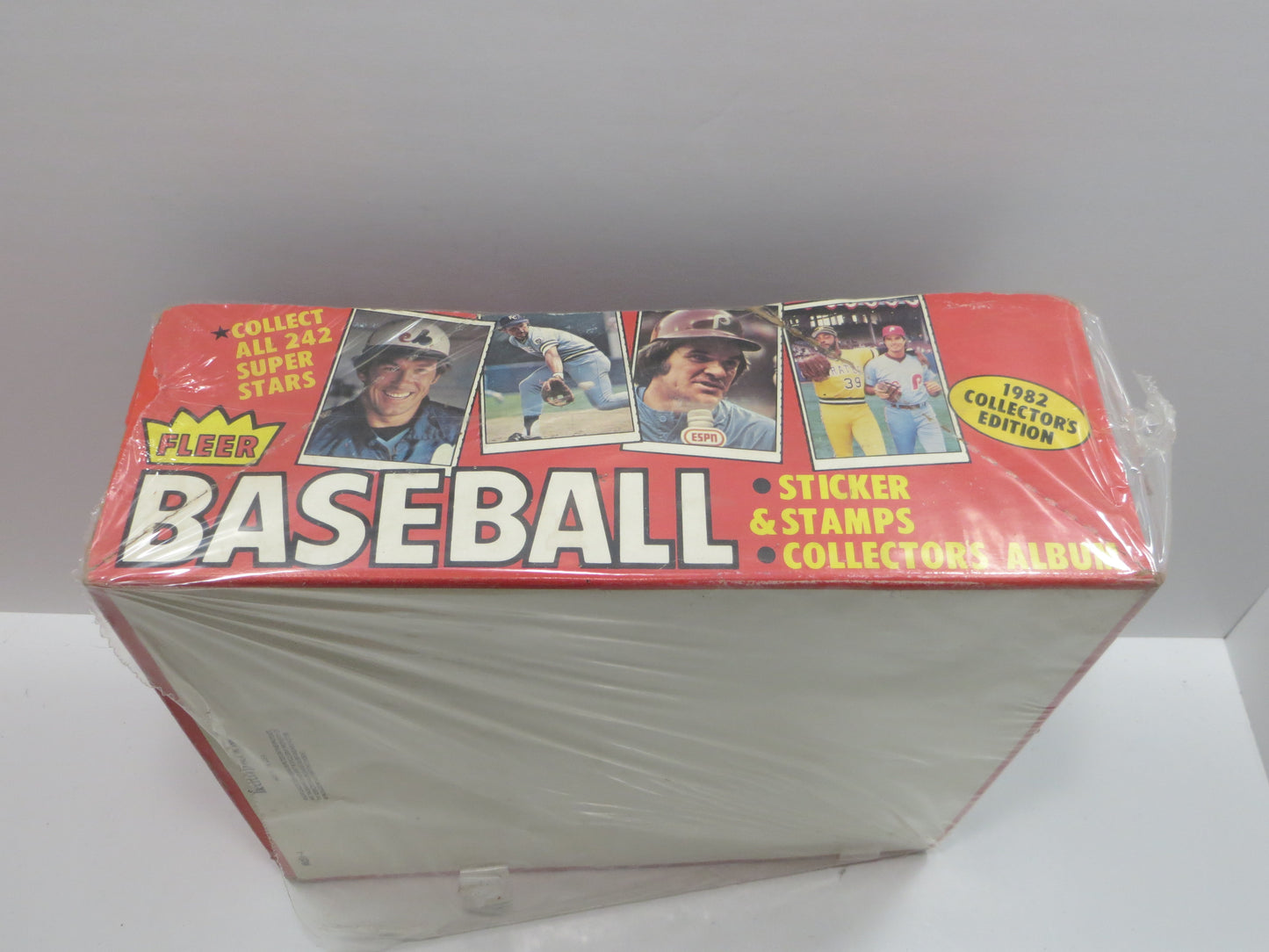 1982 FLEER STICKERS BASEBALL EMPTY WAX BOX Lot of 2 BOXES
