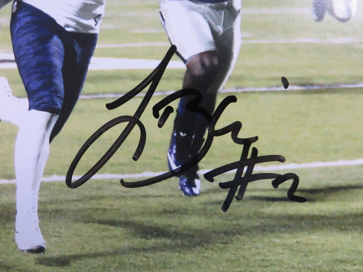 TREVONE BOYKIN TCU HORNED FROGS SIGNED 8x10 TD PHOTO BAS