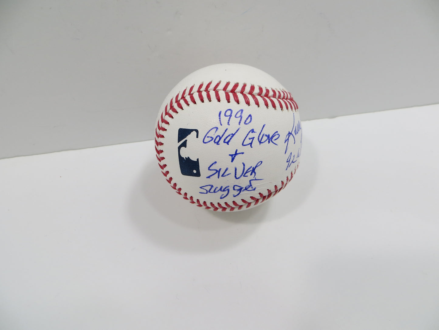 KELLY GRUBER SIGNED RAWLINGS OFFICIAL MAJOR LEAGUE BASEBALL TORONTO BLUE JAYS BAS