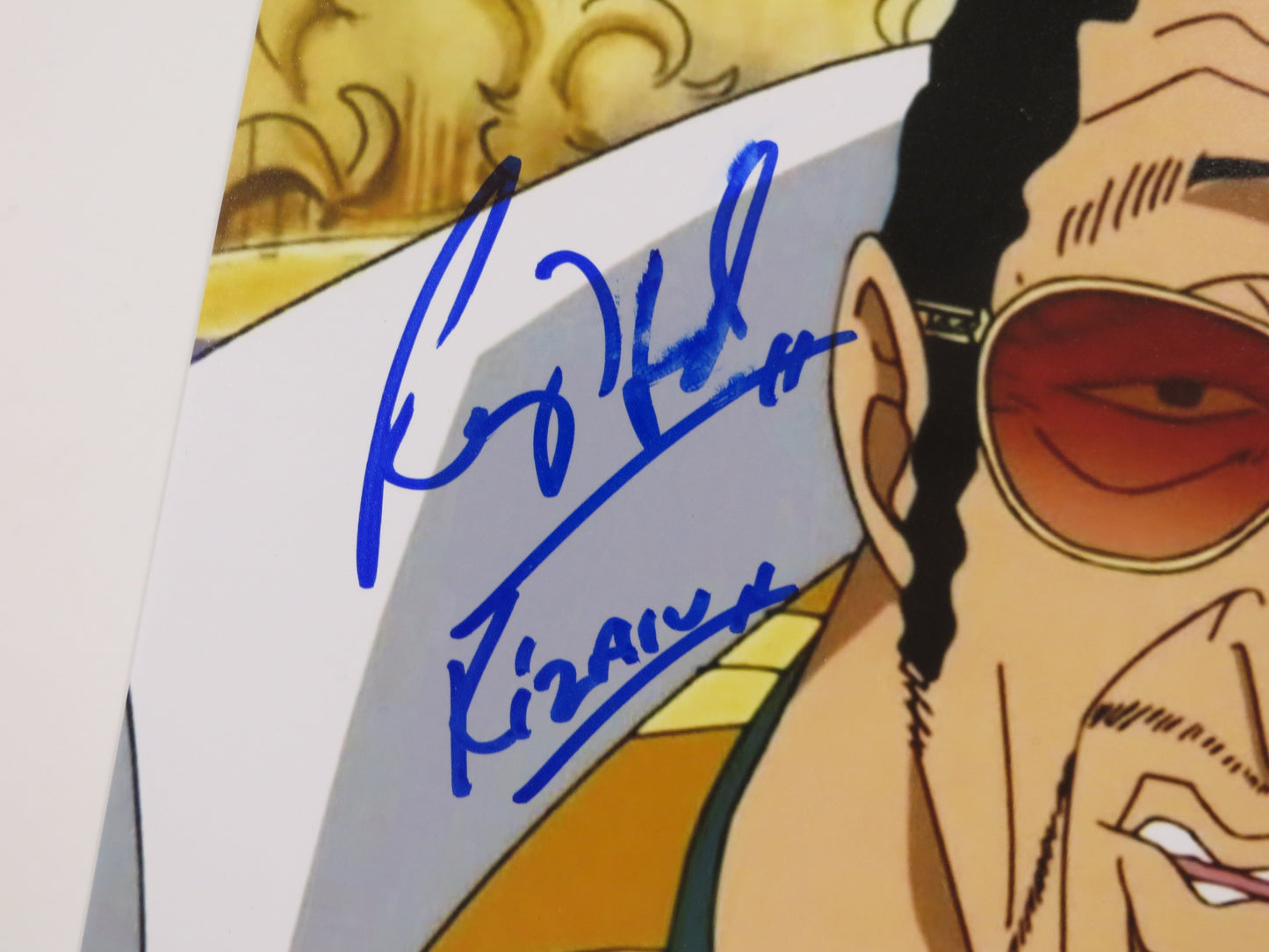 RAY HURD ONE PIECE - KIZARU SIGNED w/Kizaru INSCRIPTION 8x10 PHOTO BAS COA