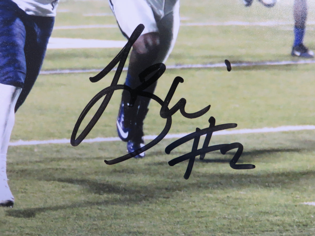 TREVONE BOYKIN TCU HORNED FROGS SIGNED 8x10 TD PHOTO BAS