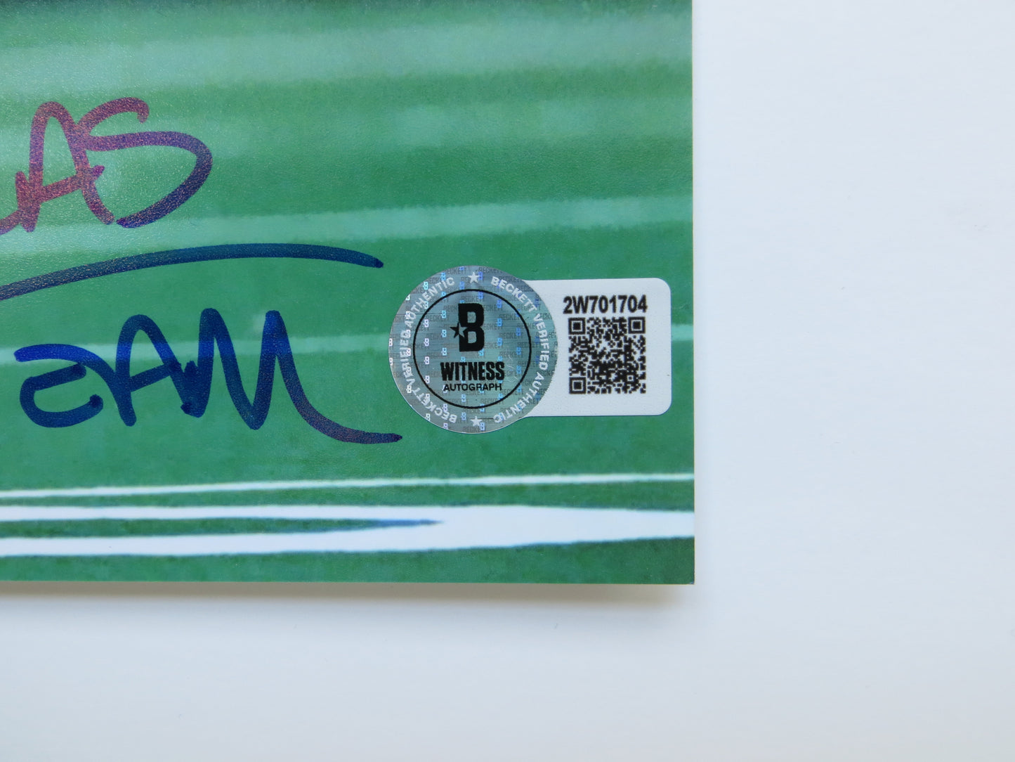 RAGHIB ROCKET ISMAIL DALLAS COWBOYS SIGNED 8x10 wAmericas Team BAS