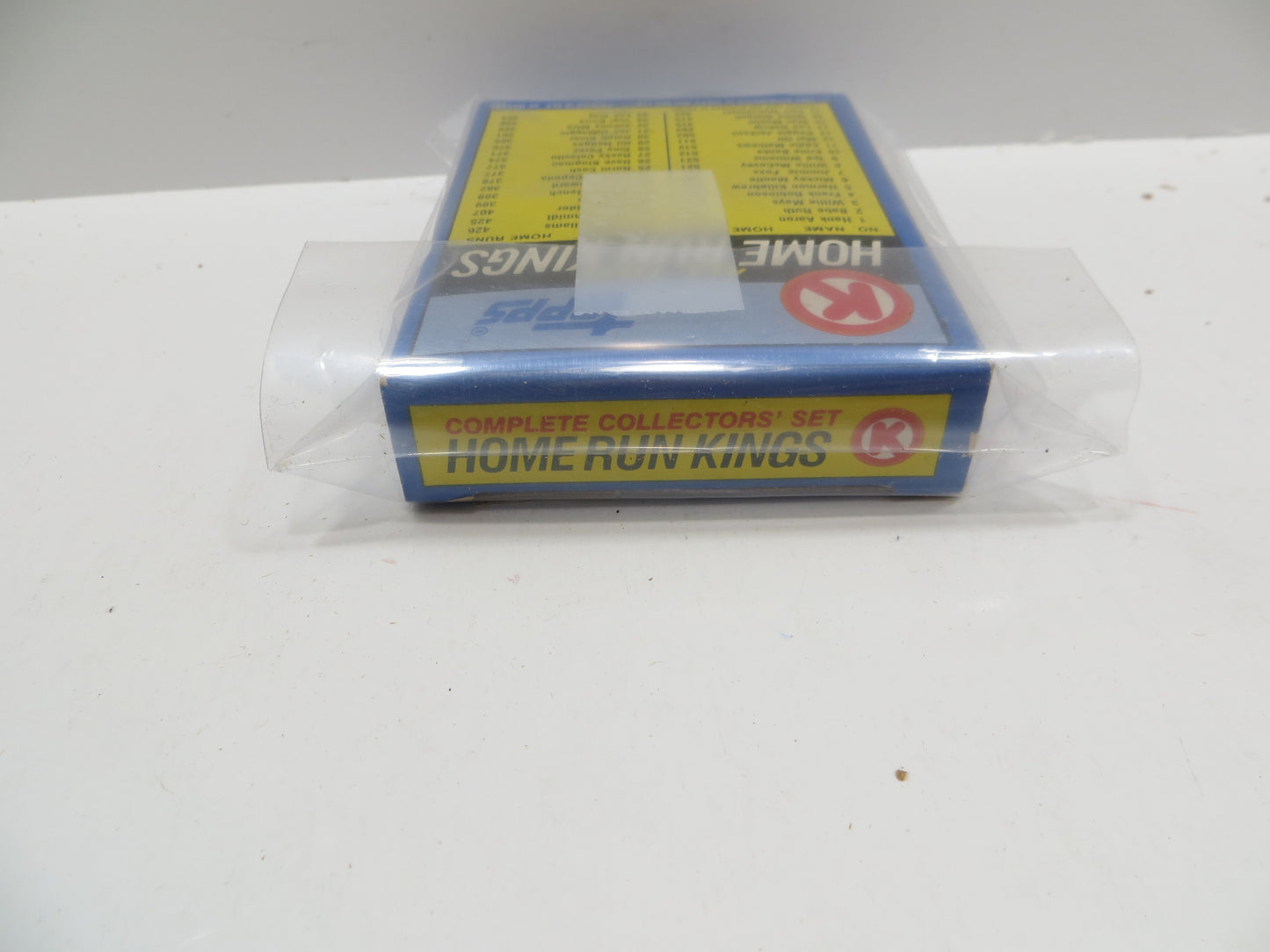 1985 TOPPS Circle K BASEBALL ALL TIME HR KINGS EMPTY BOX