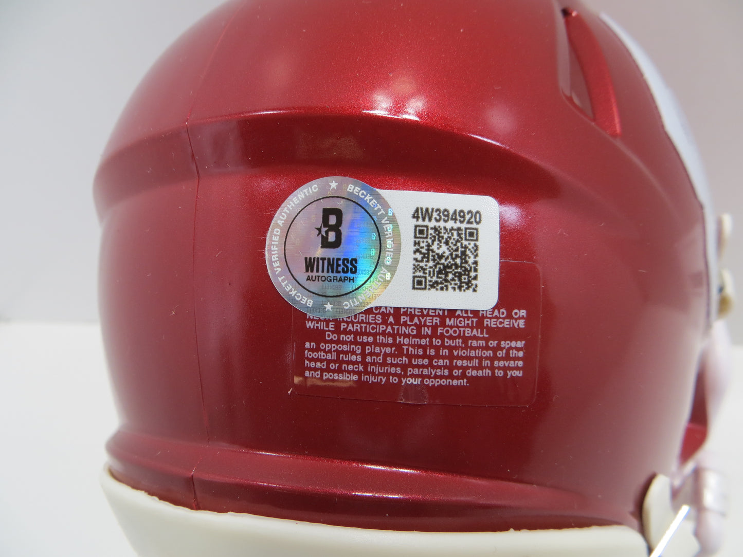 BARRY SWITZER OKLAHOMA OU SOONERS SIGNED MINI HELMET Cowboys BAS